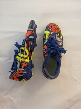 adidas Nemeziz Messi Kids Blue Neon Multi-Color Soccer Cleats
